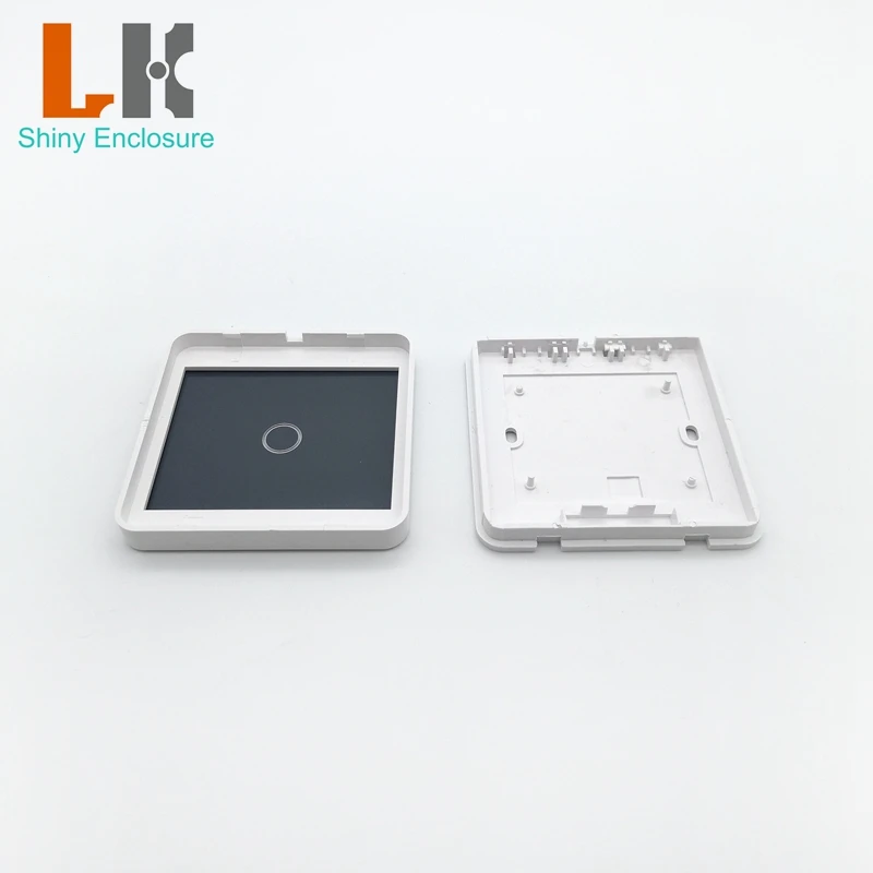 LK-ST05 Smart Home Touch Light Switch Plastic Case Wall Panel Touch Switch Enclosure Plastic Project Box 86x86mm