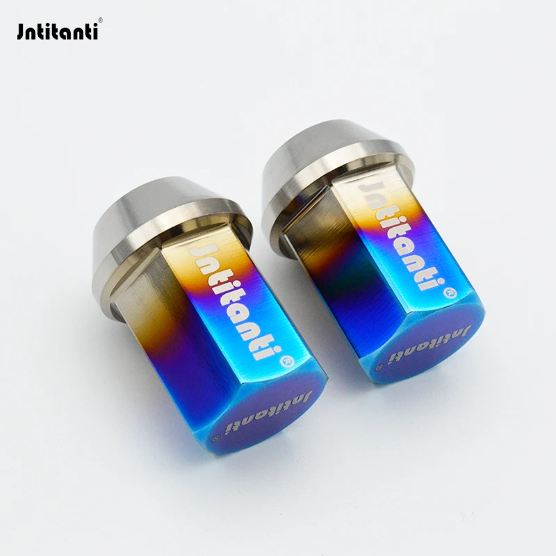 Jntitanti  Gr5 titanium wheel lug nut M12x1.25/1.5x35mm close end