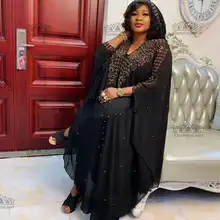 African Style Bazin Chiffon Dress for Women #3