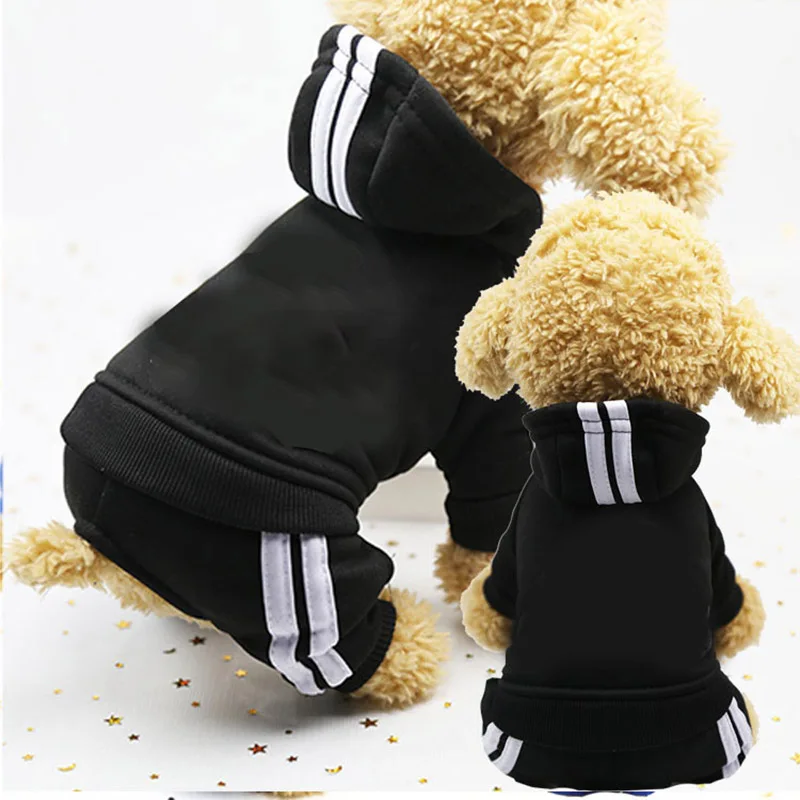 Adidog Dog Clothes Thick Overalls for Dogs Winter Pet Dog Clothes for Small Dogs Puppy Jumpsuit Cat Clothing Tracksuit for York