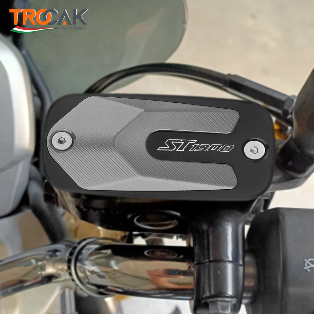 For Honda ST1300 ST-1300 2002 2003 CNC Aluminum Motorcycle Accessories Front Brake Fluid Reservoir Cap Cover Ornamental