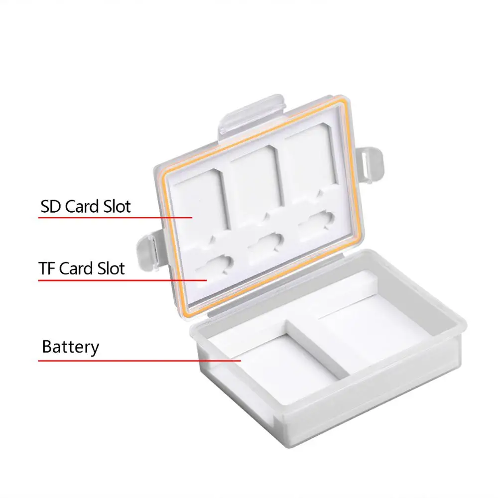 Camera Battery Box Storage SD TF Memory Card Case for Canon LP-E17 LP-E12 Sony NP-FW50 NP-FV50 Fuij NP-W126 Batteries Container