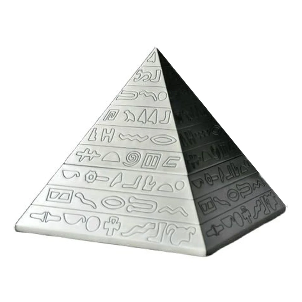 Zinc Alloy Egyptian Pyramids Ashtray flap Creative Retro Home Decoration Metal Crafts Friends Holiday Gifts