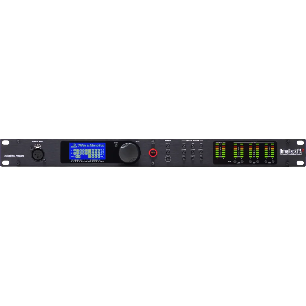 professional Audio Processor PA2 2 Input 6 Output speaker management system