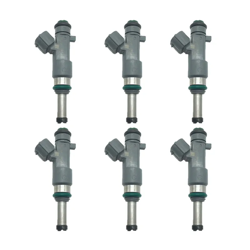 

6pcs 16600-EA00A Fuel injector for NISSAN FRONTIER 2005~2017 NP300 2016~2017 2.5L L4 OEM 16600EA00A