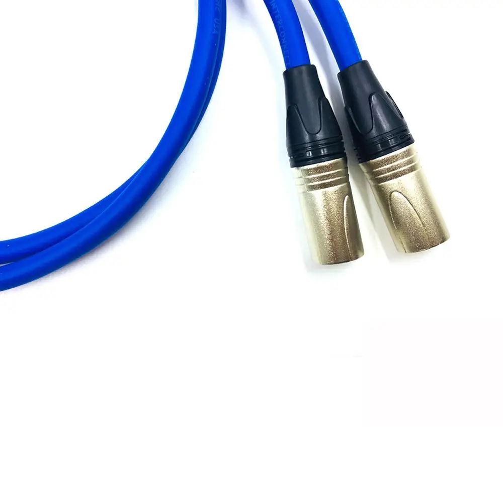 Free shipping Cardas 2RCA Male to Dual XLR Male interconnet cable with WBT-0144 RCA Plug to XLR male connector plug