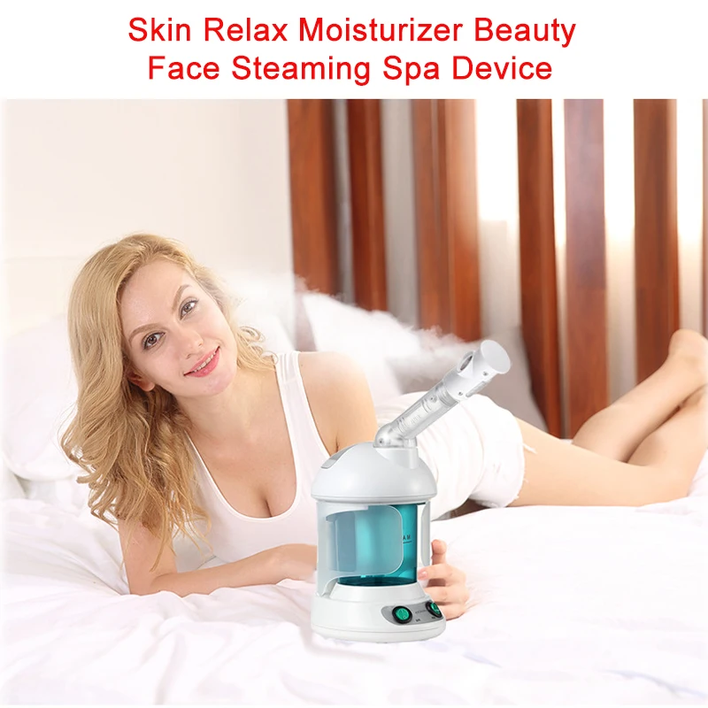 Portable Vapour Ozone Vaporizador Facial Steamer Face Care Skin Relax Moisturizer Beauty Aroma Herbal Steaming Face Spa Device