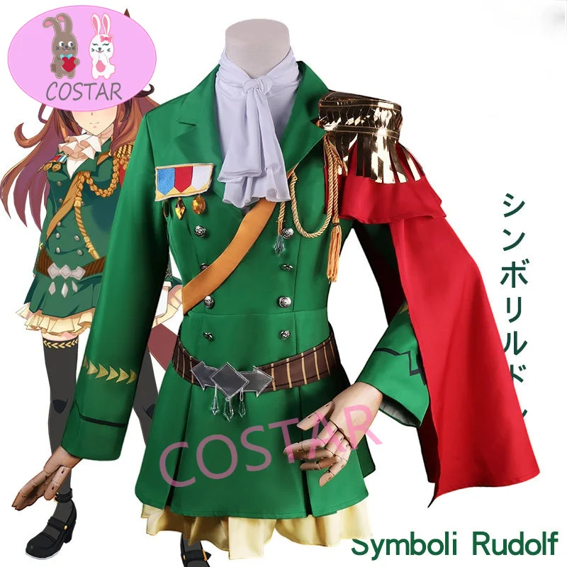 

Anime! Umamusume:Pretty Derby Symboli Rudolf Leisen College Lovely School Uniform Cosplay Costume Halloween Party Outfit Women