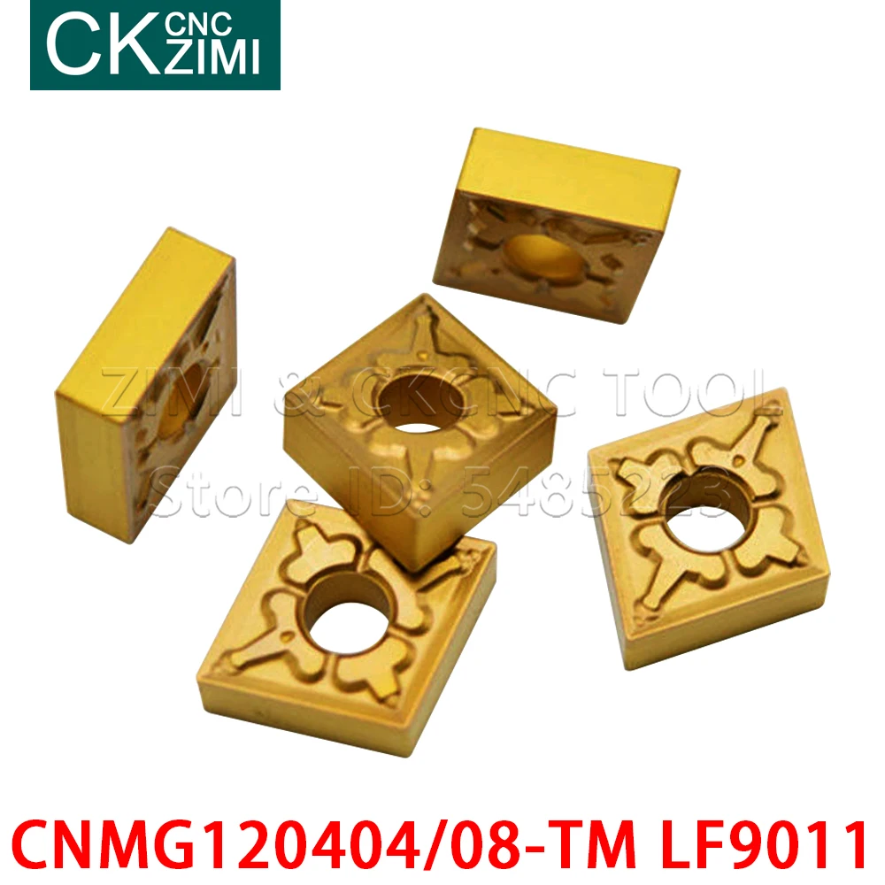 inserts CNMG120404-TM CNMG120408-TM LF9011 Carbide inserts Indexable Turning CNC Tools Insert Cutting blades tool CNMG for Steel