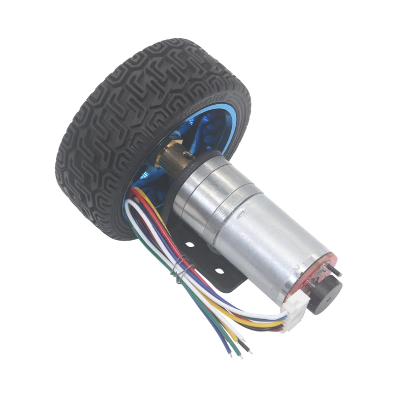 JGA25-370 DC 6V 12V 24V Getriebemotor Encoder Geschwindigkeitsmesscode Scheibe Hochleistungs-Balance-Trolley-Motor mit großem Drehmoment