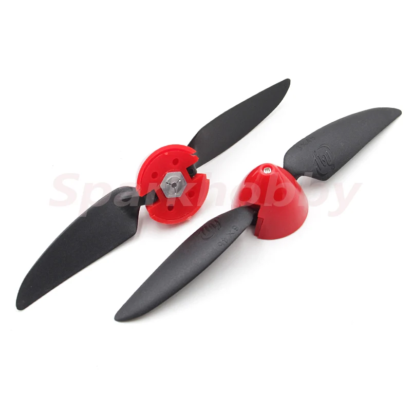 Hélice Plegable 8x6 Para Aviones RC, Spinner De Aluminio CNC D28xH27mm, Eje 3.0 Mm, Repuesto Perfecto Para Tus Vuelos