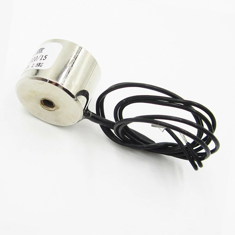 DC 24V Holding Magnet Electric P20 / 15 Raise 2.5 KG Electromagnet Solenoid