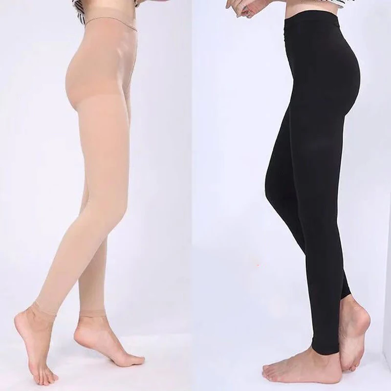 34-46mmhg Varicose Veins Medical Tights Open Toe Compression Pantyhose Stockings for Women Opaque Support Pantyhose