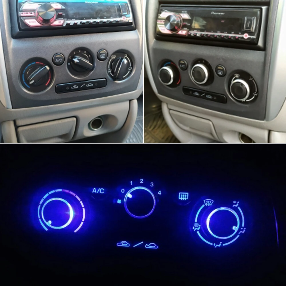 لمازدا 323 أليجرو فاميليا 626 بروتج هيما هابين الأسرة تكييف الهواء مقبض سبائك الألومنيوم التيار المتناوب مقبض زر التحكم في الحرارة