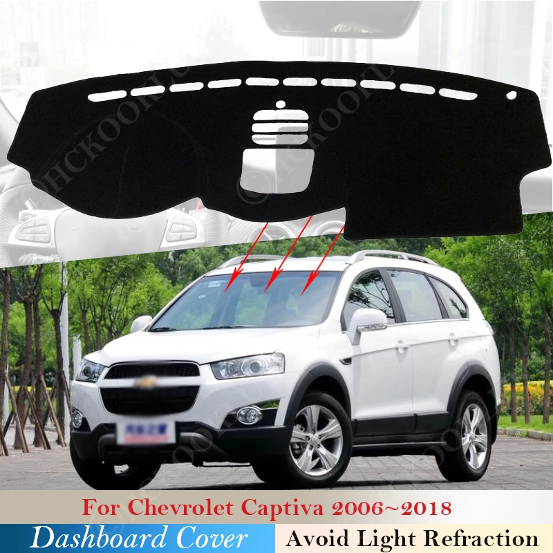 Dashboard Cover Protective Pad for Chevrolet Captiva 2006 -2018 Holden Daewoo Winstorm Accessories Dash Board Sunshade Carpet