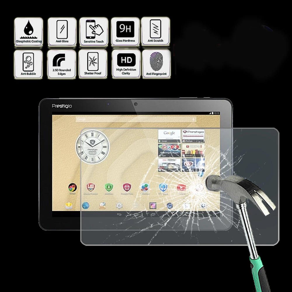 For Prestigio MultiPad Muze 5002 - Tablet Tempered Glass Screen Protector Cover Screen Film Protector Guard Cover