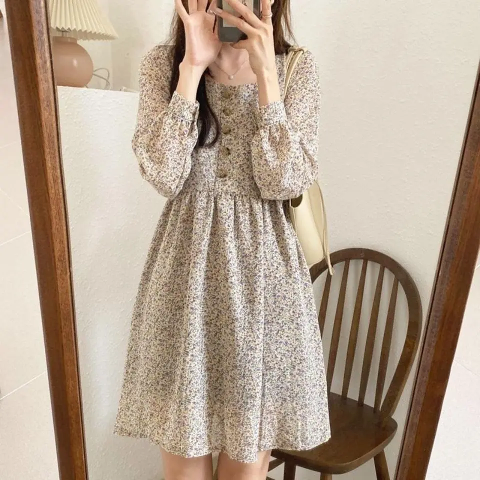 

2020 new autumn winter Lady fashion casual sexy women Dress female party Dress Knee-Length Vq1