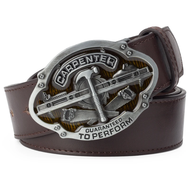 

Woodworking Belt Buckle For Men Professional Decorative Young and Ｍiddle-agedelt