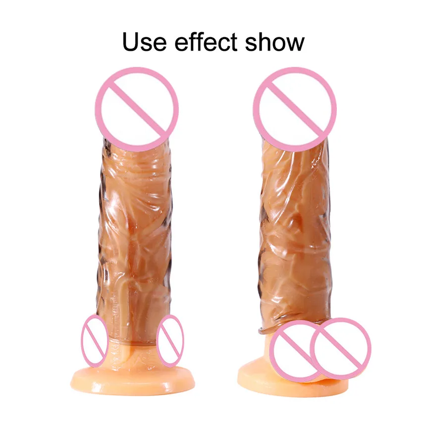 Penis Extender Sleeve For Men Reusable Condoms Extender Delay Ejaculation Silicone Penis Extension Sex Products For Men Gay