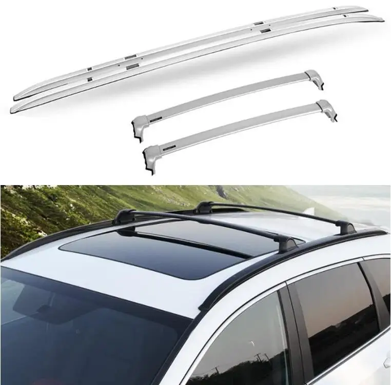 

Roof Racks Fit For Honda CR-V CRV 2017 2018 2019 2020 2021 Top Roof Rack Rail Luggage Cross Bar Aluminum Alloy