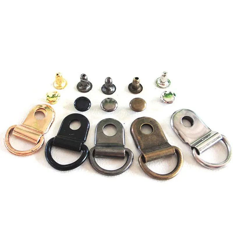 10/20pcs D Ring Buckle escursionismo arrampicata stivali pratici fibbie di riparazione borse artigianali fai da te accessori decorativi in pelle