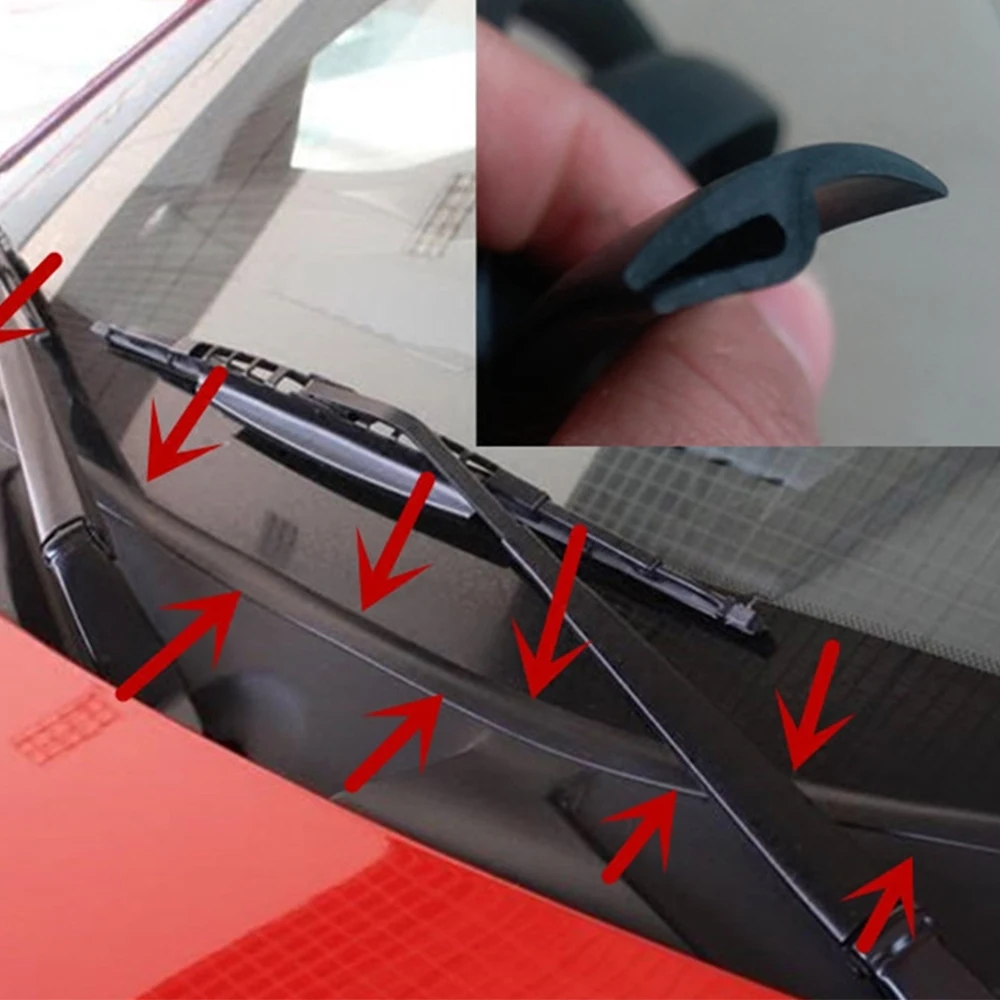 Universal Car Wiper Front Windshield Panel Moulding Seal Strip for Ford Mazda Volvo SUZUKI BUICK CHEVRDLET Benz BMW  Audi VW
