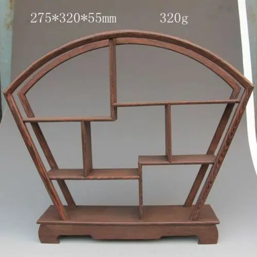 

PRETTY WOOD STAND /SHELF FOR NETSUKE OR CURIOS