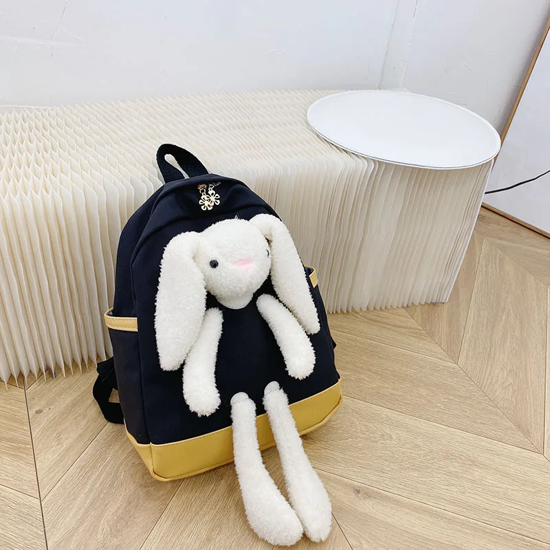 Personalised Children\'s Bunny Backpack Custom Any Name Rabbit Bag Boys and Girls Toddler School Bag Animal Bag Girls Gifts Bag