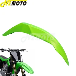 Green Supermoto Fender Front Mudguard Motocross Mud Cover for Kawasaki DRZ KX YZ WR Enduro EXC XCF XC Pit Dirt Bike Off Road