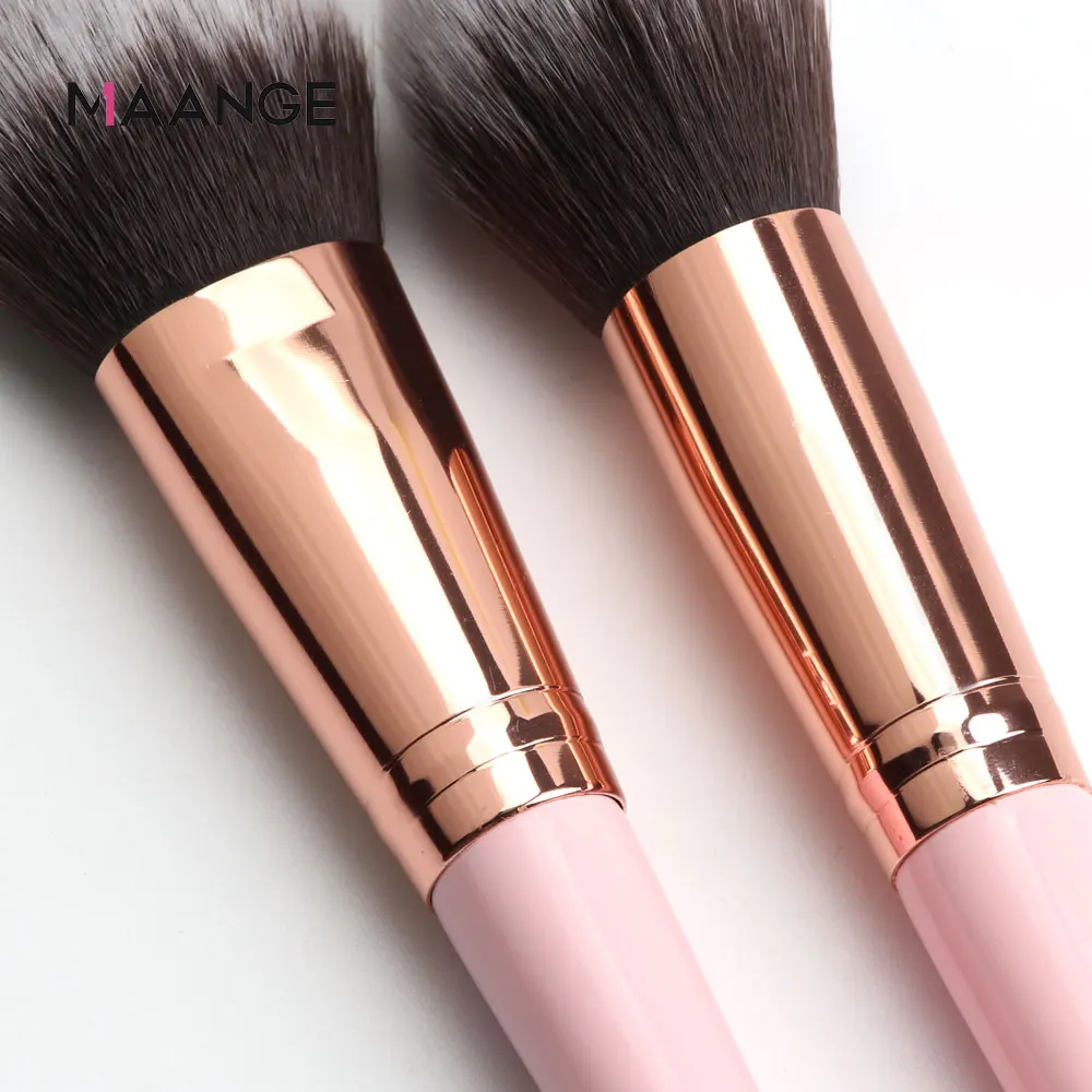 MAANGE Brushes 6/18/22Pcs Makeup Brushes Set With Holder Professional Beauty Make up brush Natural hair Foundation Powder Blush