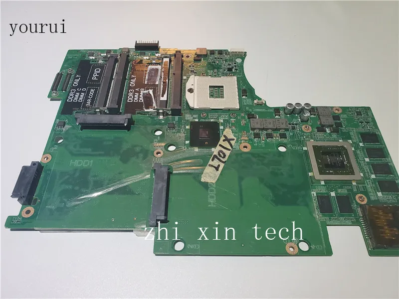 yourui For Dell 17 L701X Laptopmotherboard DAGM7BMBAF0 DDR3 Fully Test work