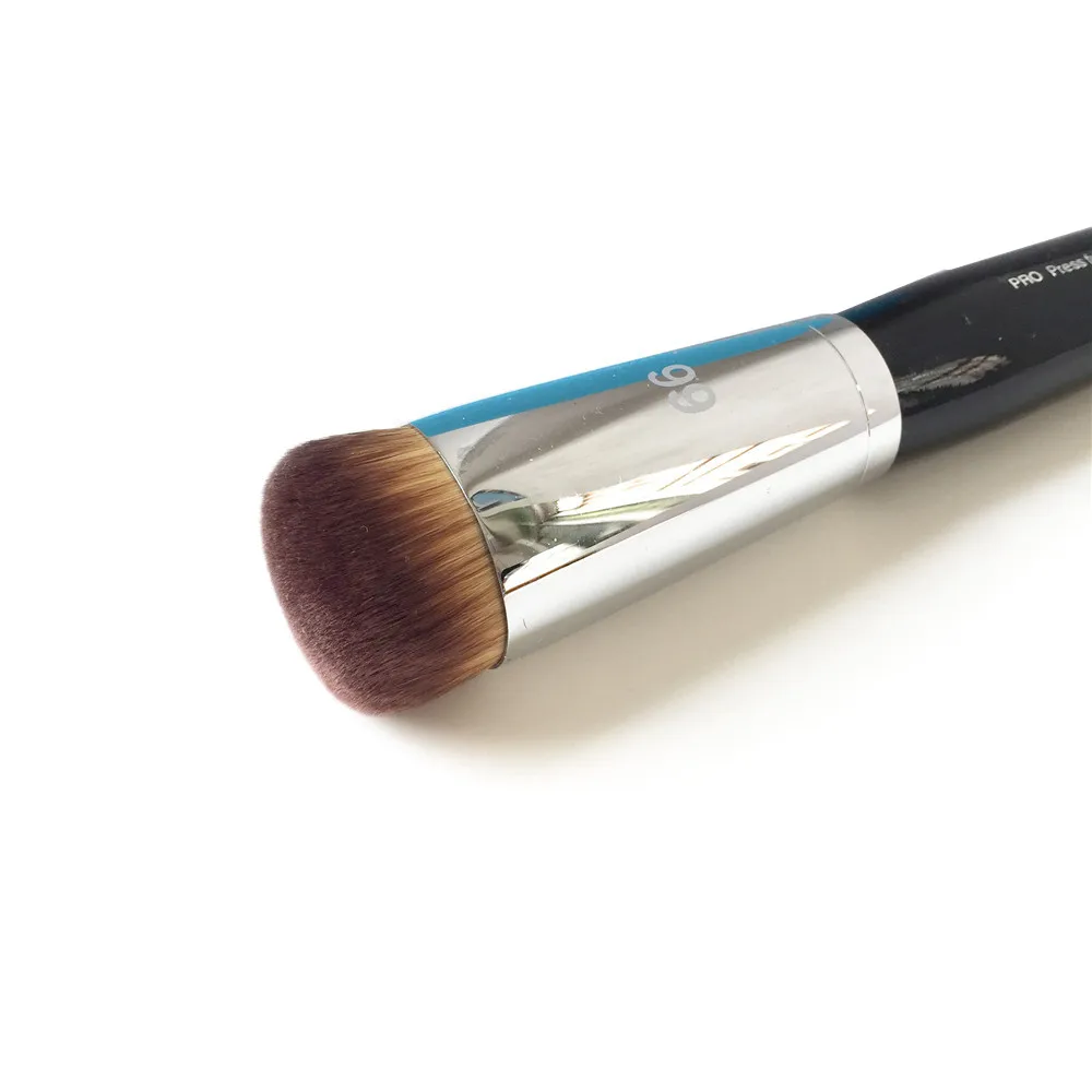 Pro Press Full Coverage Complexion Makeup Brush #66 - All-in-one Flawless Liquid Cream Foundation Cosmetics Beauty Tools