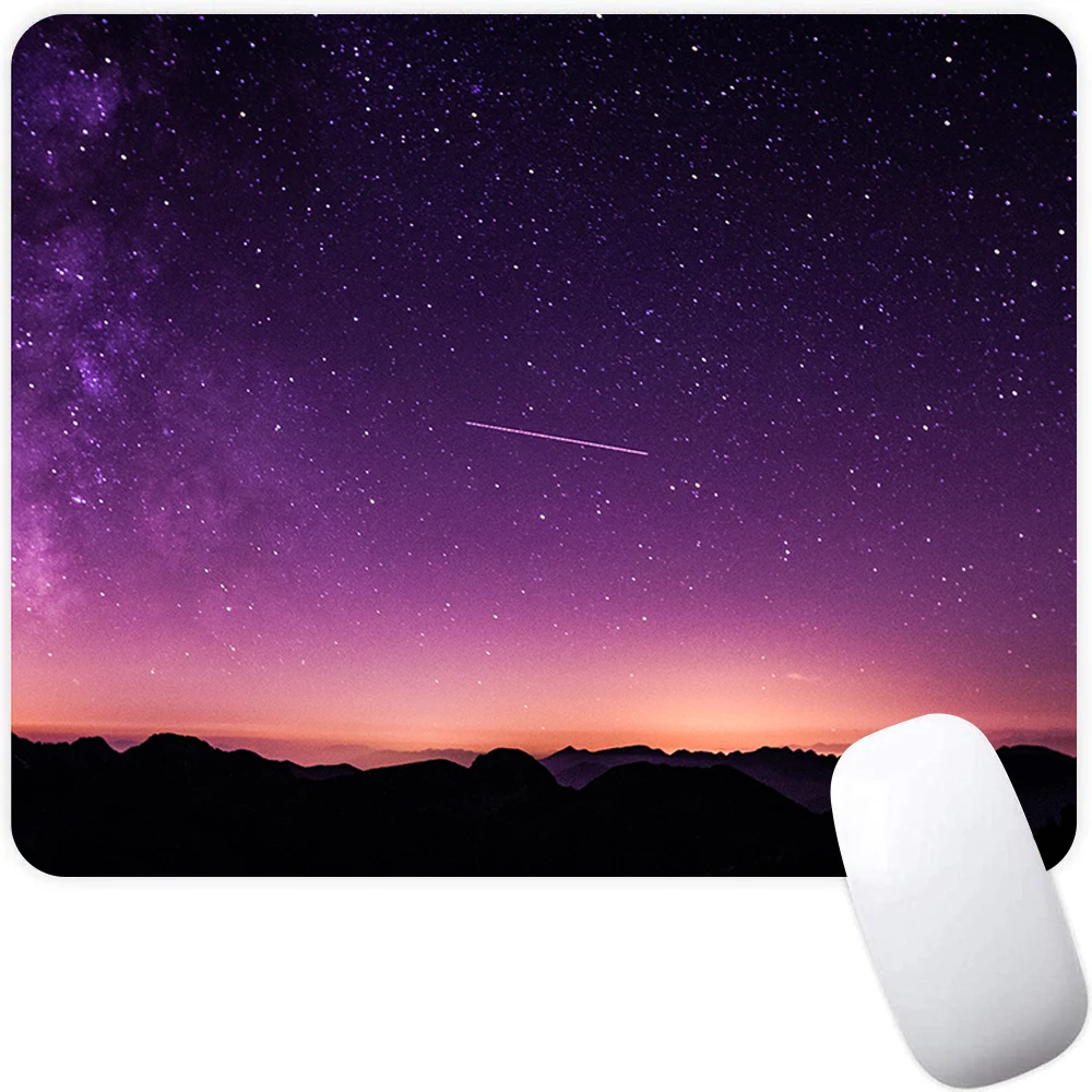 Small Gaming Mouse Pad Computer Mousepad PC Gamer Mouse Mat Laptop Mausepad Night Sky Galaxy Mouse Carpet Keyboard Mat Desk Pad