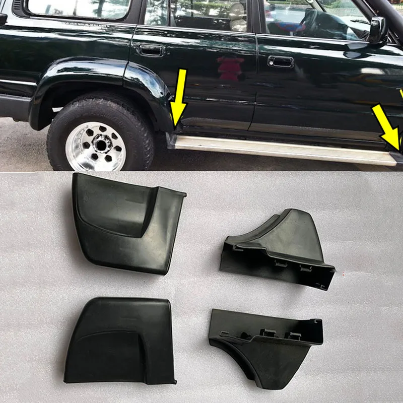 For Toyota Land Cruiser LC80 FZJ80 1992-1997 ABS Side pedal wrap angle Side Lip Molding cover