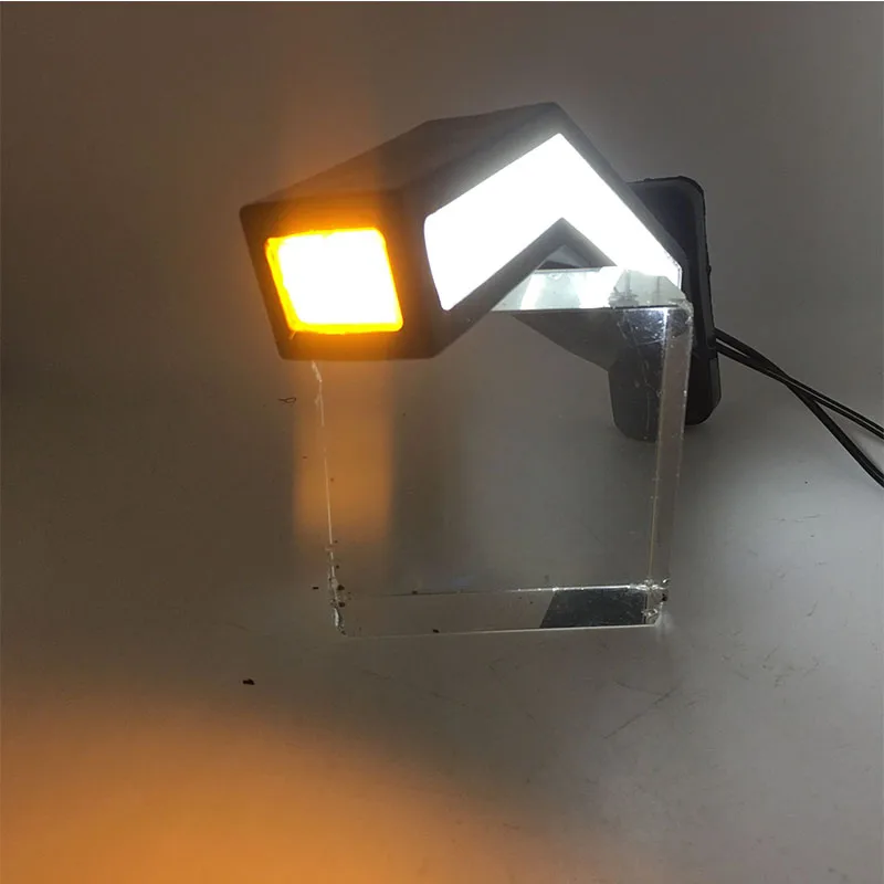 Nuevo 2 uds 12-24V camión luz LED de posición lateral contorno lámpara con tallo para camión remolque furgoneta camión lámpara lateral cintura lámpara Blanco/Rojo