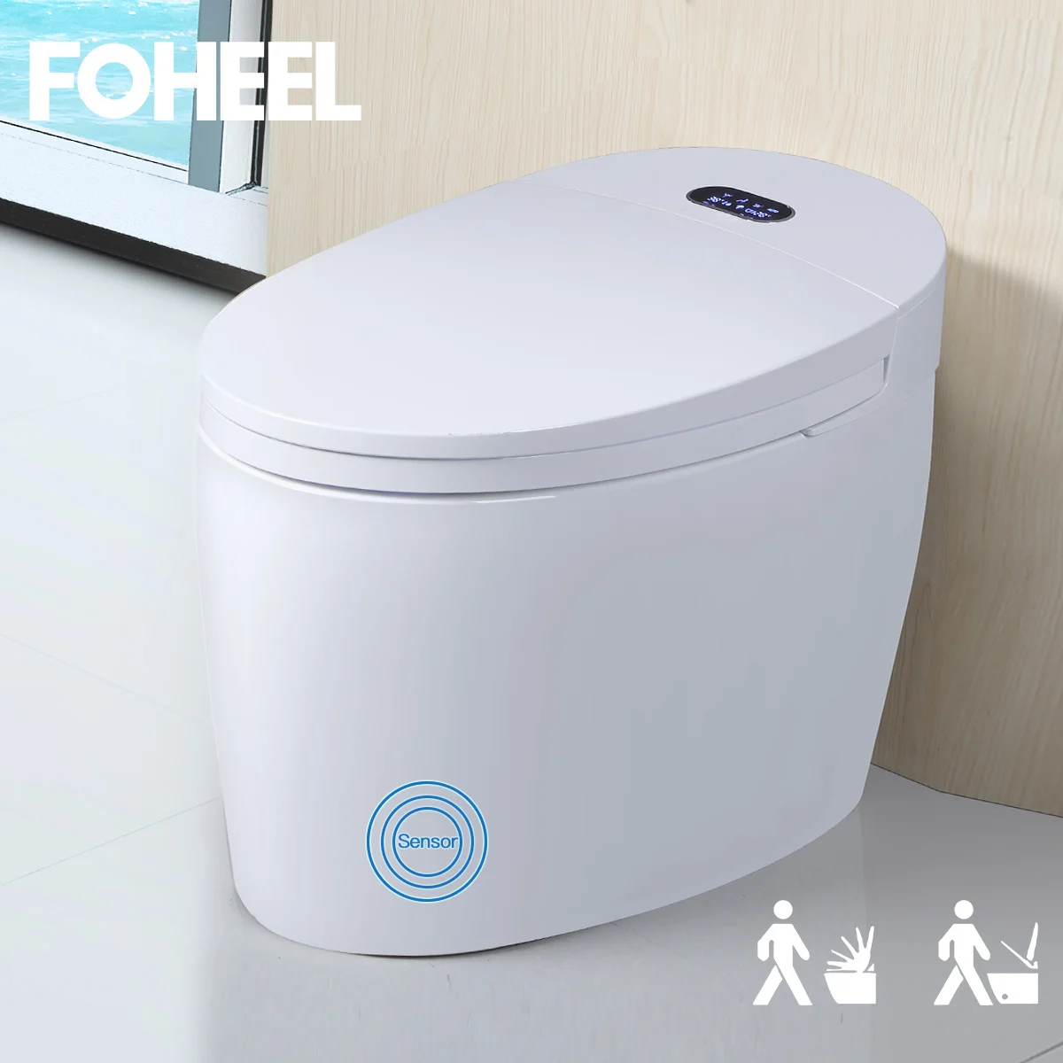 

FOHEEL Smart Toilet One-Piece Intelligent Toilet Smart Toilet WC