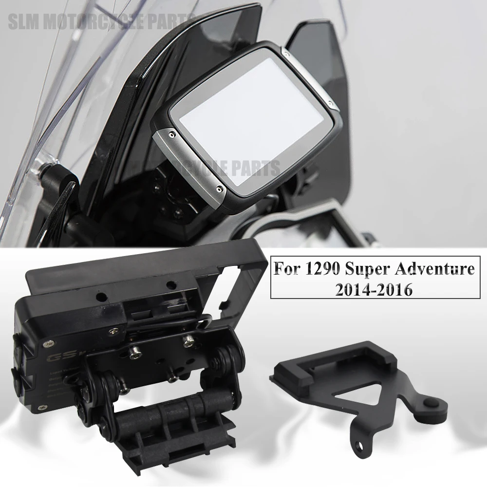 NEW For 1290 Super Adventure 2014 2015 2016 Motorcycle GPS Smart Phone Navigation Mount Mounting Bracket Adapter Holder