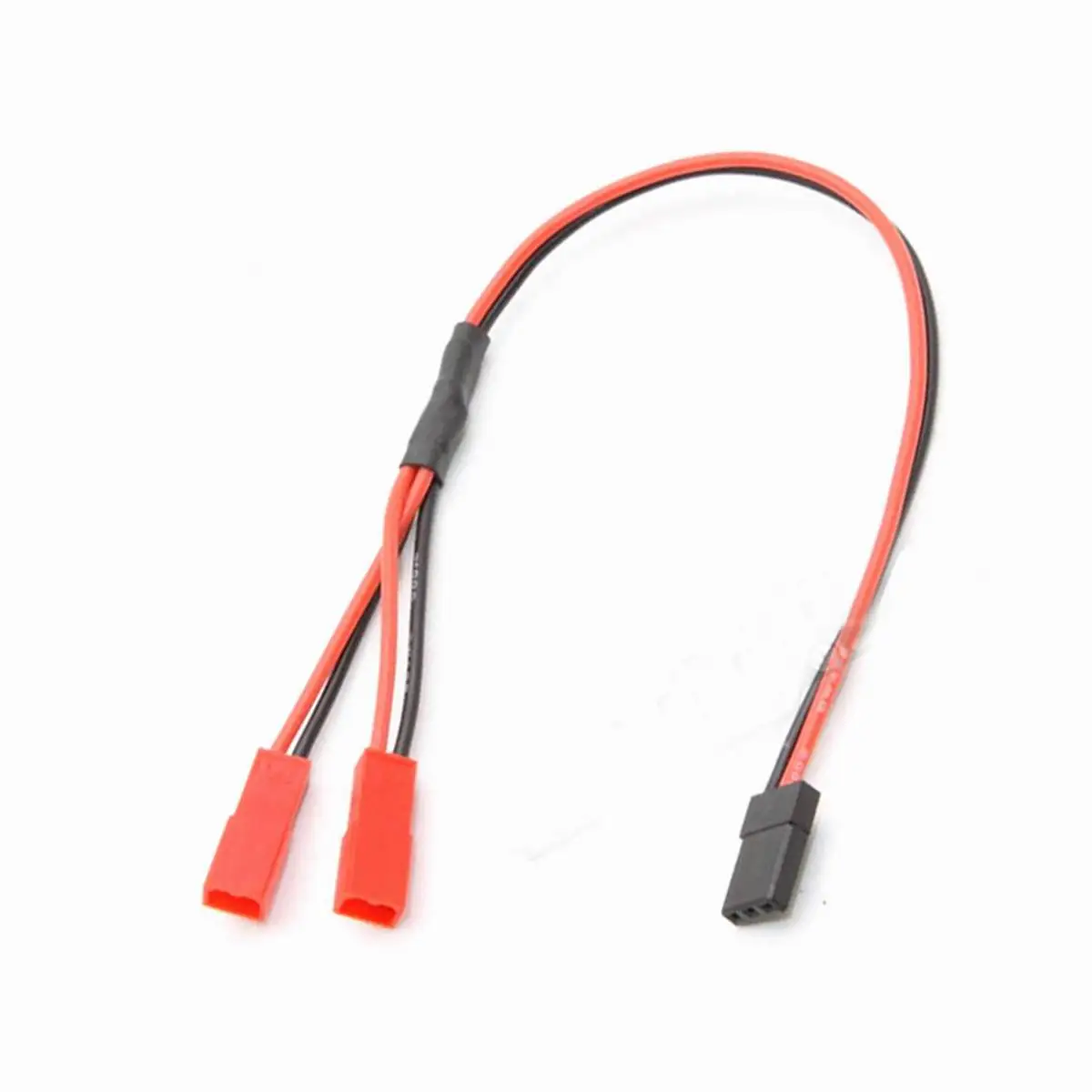 JR Plug to JST 1 to 2 RC Dual Battery Extension Parallel Cable Adapter Rc Car