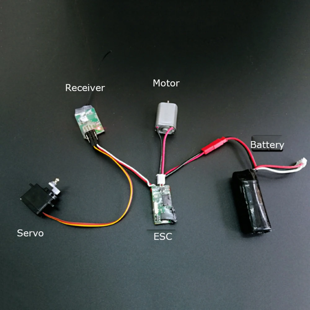 

Brush ESC 8A Electronic Speed Control for Mini-Q Mini-D WLtoys 1/28 1/24 Mosquito Car