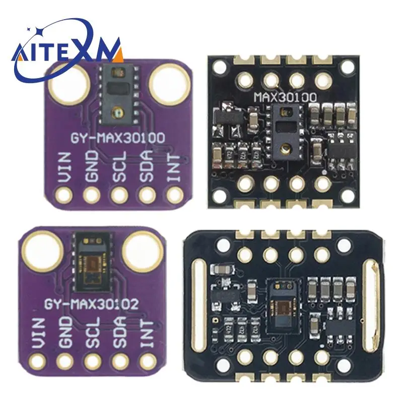 MAX30102 MAX30100 moduł czujnika tętna wykrywanie impulsów Test stężenia tlenu we krwi dla Arduino o bardzo niskim poborze mocy