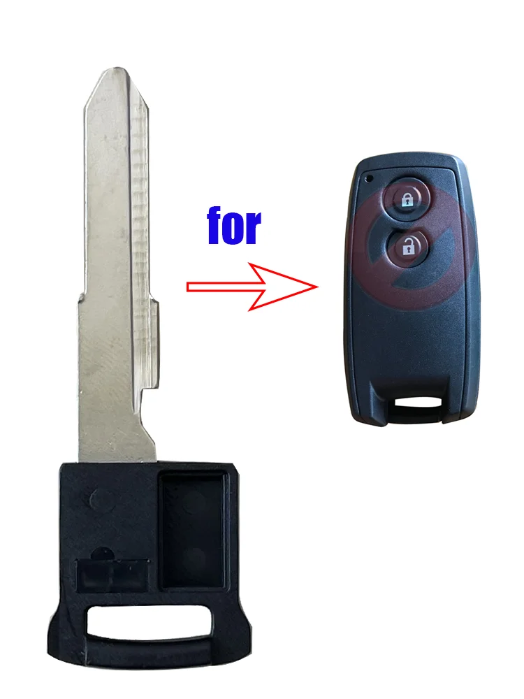 Smart Insert Remote Emergency Key Blade For Suzuki Grand Vitara 2006-2012 SX4 2008-2012 HU87R Blade ID46 Chip