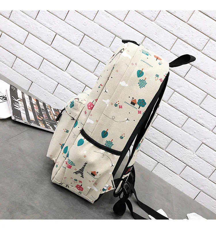 Fashion printing Backpack 2023 Women Backpack Leisure school bag Teenage Girl Bagpack Rucksack Knapsack Backpack For Female