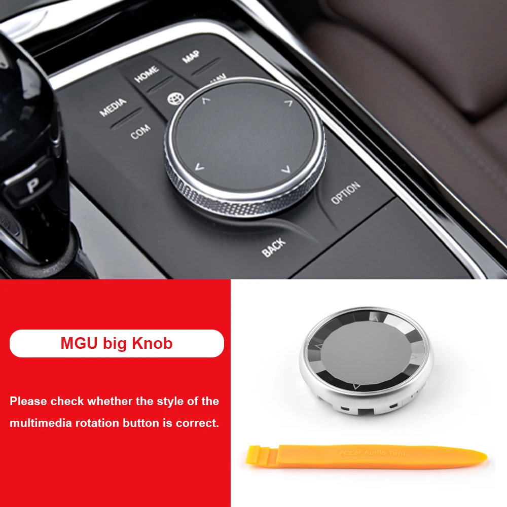 iDrive Car Multimedia Button Cover Trim Knob for BMW F40 G20 G01 G02 G05 G06 4 8 Series G14 G15 G22 G23 X3 X4 X5 X6 2019 2021 M