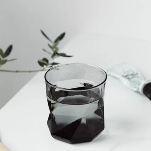 Gelas Minum Kopi Portabel Kreatif Sederhana Nordic Gelas Minum Kopi Gelas Koktail Sampanye Lucu Cappuccino Szklanki Bar Dapur BJ50BL