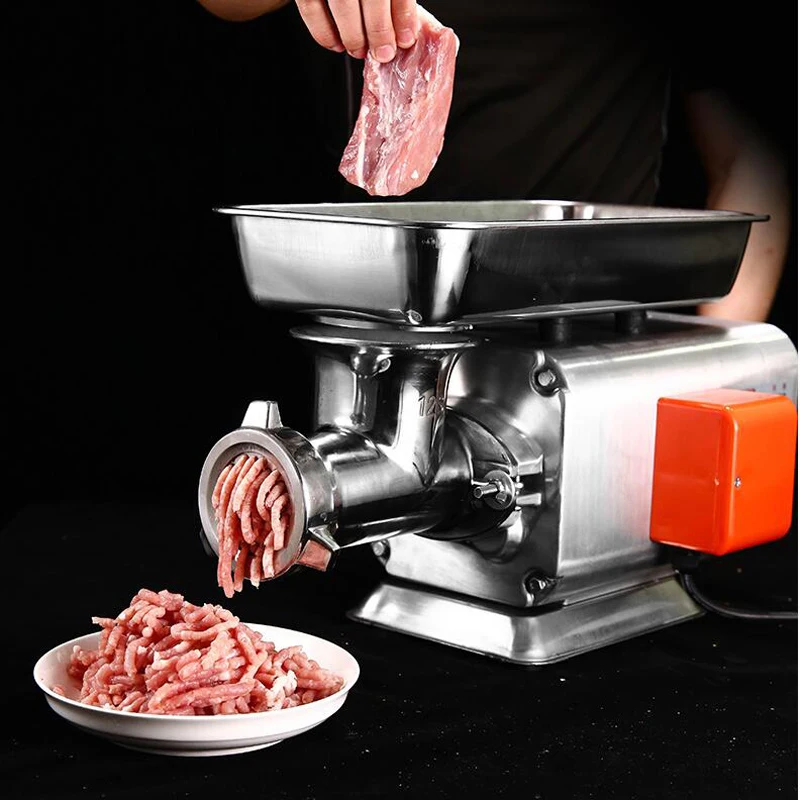 High Quality Commercial Meat Grinder Machine Multifunctional Electric Meat Mincing Machine Sausage Stuffer Filler 1100W