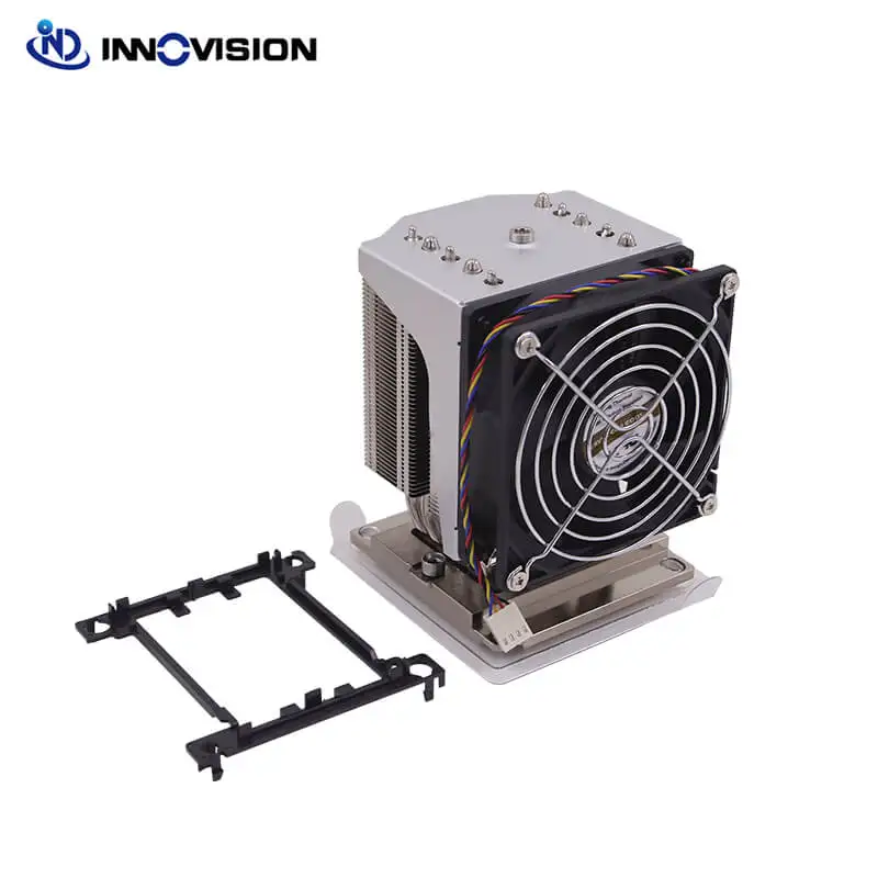 4U Active server heatsink 3647 Square with 5* heatpipe server cpu cooler With 9025MM Quite Cooling Fans
