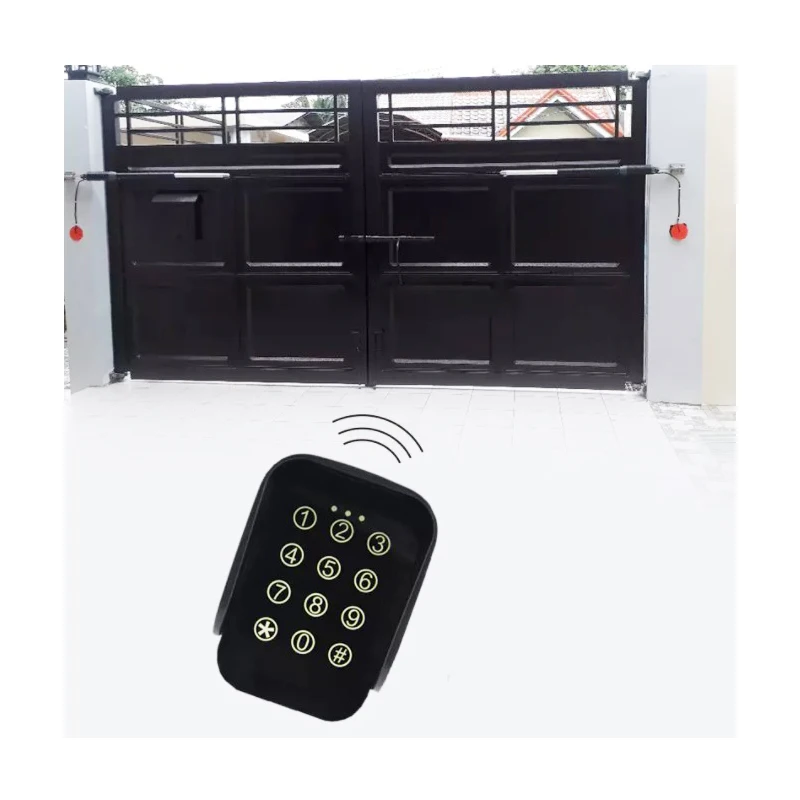 Electro Mechanical Actuator Swing Gate Opener With Projecting Stem For Leaves Up to 3 m Gate Safety extra 1 PCS Keypad