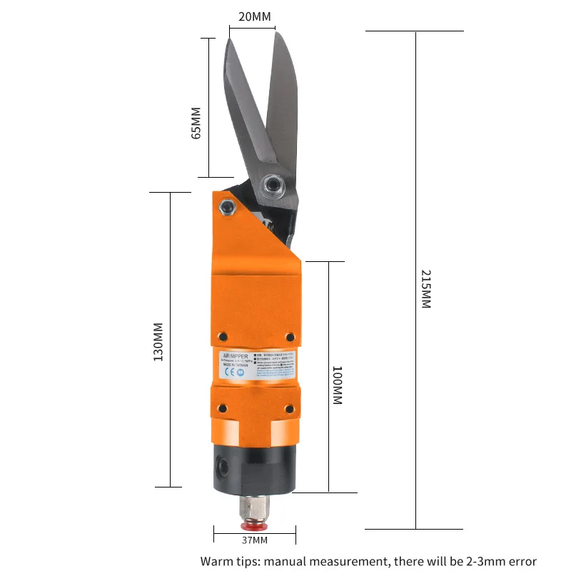 Pneumatic Shears Scissors Clamping Pliers Wire Cutting Machine Copper Iron Wire Cutter Angle Blade Air Cutter Cutting