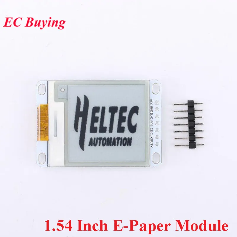 

1,54-дюймовый модуль E-Paper E-Ink Display Screen Module для Arduino E Paper E Ink EPaper Black White Color Electronic DIY