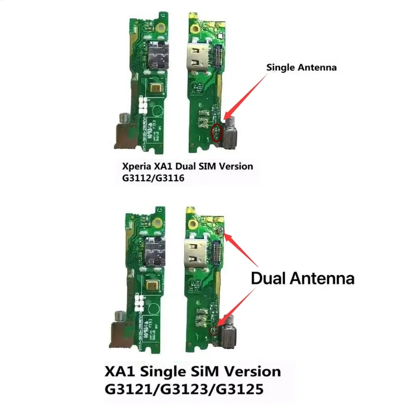 USB Charge Board For Sony Xperia XA1/XA1 Ultra G3121/G3123/G3125/G3112/G3116/G3212/G3121/G3123 Charging Port Dock Moduel